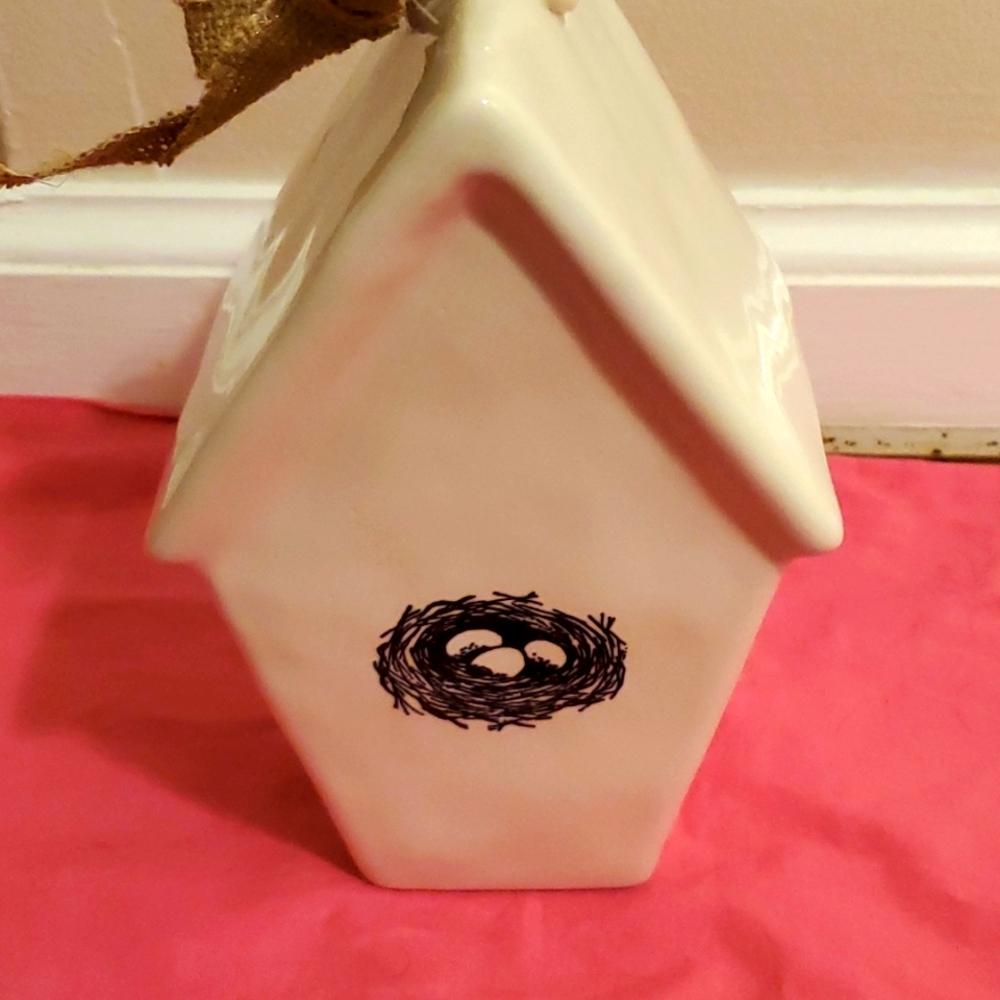 RAE DUNN BIRD HOUSE - Picture 3 of 7